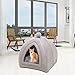 Gralara House, Bed for Small Pets, Portable Shelter for Winter Indoor Use, S