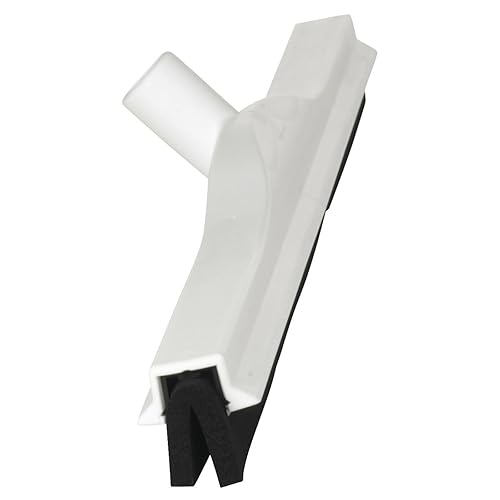 Vista 30 de Vikan 77523 Escobilla de goma, cabeza fija, banco, 16 ", PP/RB, azul