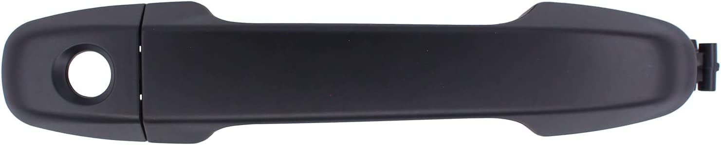 Exterior Door Handle Front Drive Side Compatible with Toyota Camry 2012-2017 without Keyless Entry,Black