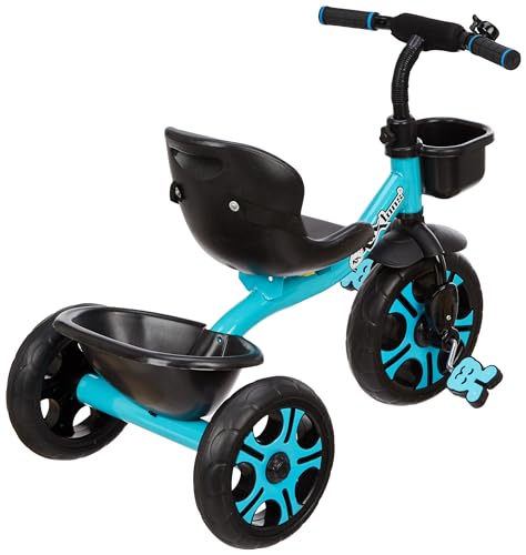 Image of Super Blue Tricycle for Kids 1 to 3 Years: Durable, Safe, and Fun with EVA Tyre