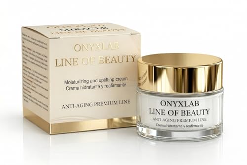 Onyxlab Crema Facial Miracle 40+ Cuidado Lifting y Antiarrugas con Ácido Hialurónico, Péptidos y Manteca de Karité – Reafirmante e Hidratante, Día y Noche, 50 ml, Hecho en España