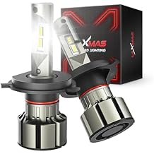 Laxmas H4 Fog Bulbs, 360-degree Illumination, Non-polarity, Quickly Installation Pack of 2