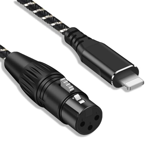 XLR to iPhone Microphone Cable 6.6 ft