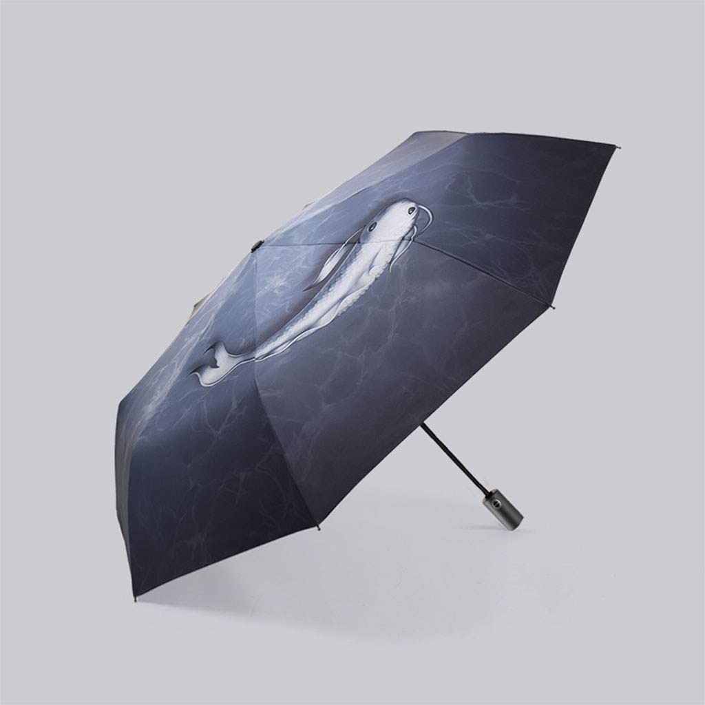 Parasol Damski Parasol Anty-ultrafioletowy, Automatyczny Kompaktowy Parasol Podwójnego Zastosowania, Odpowiedni Do Składanego Parasola Podróżnego Parasolka Kobieca (Color : Automatic)