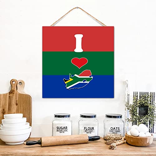 Panneau en bois Afrique du Sud pour déco salon moderne et souvenir de voyage unique