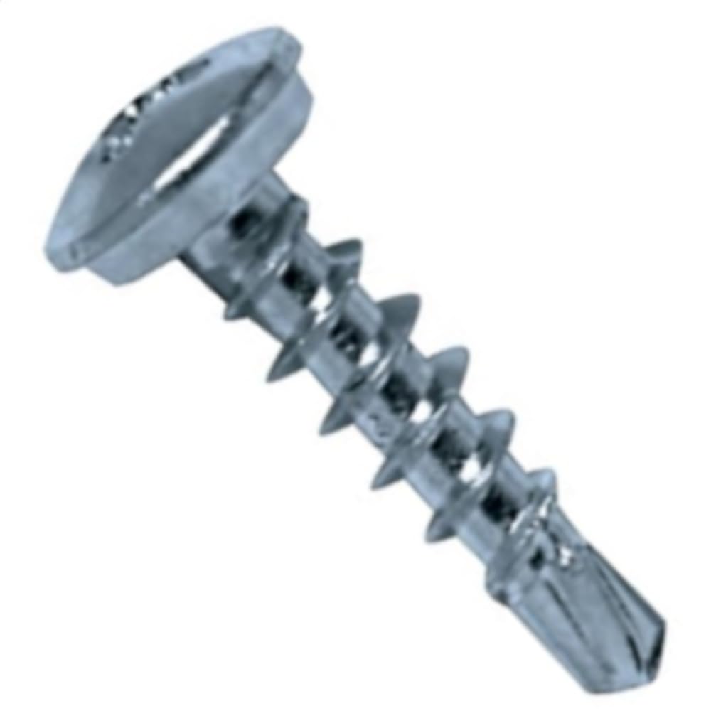SIO 250 Tornillos Autoperforantes 5x19 mm para Tapones de Matrícula Coche y Moto – Tornillos para Placa Matrícula – Acero Resistente Automoción