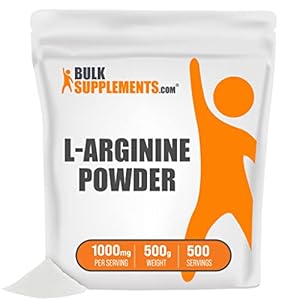 BulkSupplements.com L-Arginine Powder – Arginine Supplement – Arginine 1000mg – Nitric Oxide Powder – Nitrous Oxide…