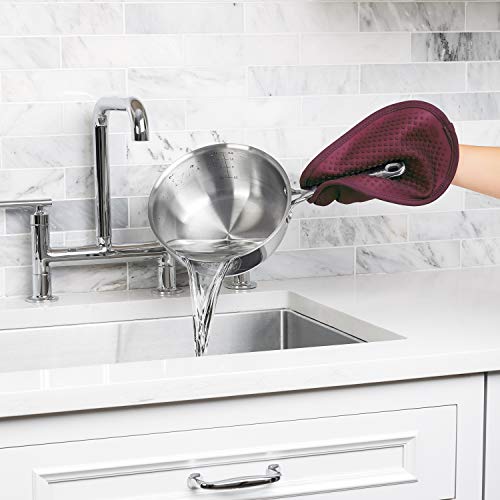 OXO Conjunto de suporte de panela e luva de silicone com boa aderência