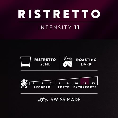 Café Royal Ristretto Nespresso(R) Compatible Coffee Capsules 100% Arabica Intense Dark Roast Intensity 11/12 Rainforest Alliance 36 Capsules - Image 4