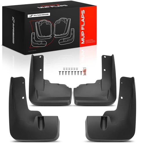 Image of A-Premium Mud Flaps Compatible with Infiniti | for Infiniti QX60 2022 2023 Sport Utility, No Drilling Required Mud Guards with Hardware Accessories, Set of 4 Front and Rear