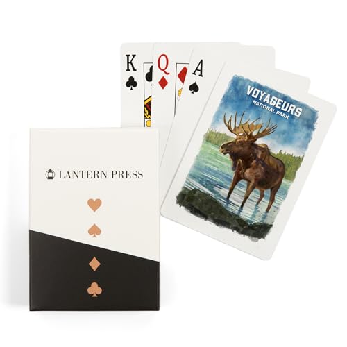 Lantern Press Voyageurs National Park naipes póker 52 cartas
