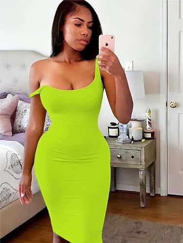 Image of Mrskoala Women Midi Tank Dresses Sexy Club Casual Dress Summer