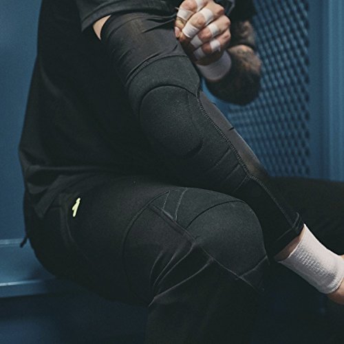 Storelli Exoshield Goalkeeper Pants | Full-Length Padded Soccer Pants | Premium Hip And Knee Protection | Black | Large #TOP3