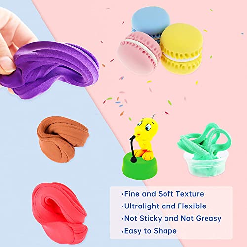 Image of Chanak Clay Dough for Kids Creatives Modelling Dough Set of 5 Clay for Craft Taste-Safe Clays Set Moudling Toys for Children DIY Craft Activity, BIS Approved, 50g Each