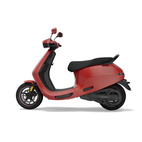 Image of OLA S1 Pro+ 3rd Gen (5.3 Kwh) High Speed Electric Scooter with charger - Passion Red - Ex-Showroom