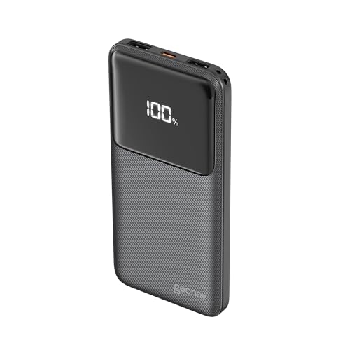 Geonav Power Bank, Carregador Portátil Universal 10.000mAh, Carga rápida, 2 saídas USB-A (... Geonav Power Bank, Carregador Portátil Universal 10.000mAh, Carga rápida, 2 saídas USB-A (...