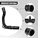 Engine Radiator Coolant Inlet Hose Compatible with 2018-2025 Wrangler 2020-2025 Gladiator 3.6L V6 Replaces 68280782AB 68280782AC 68280782AD