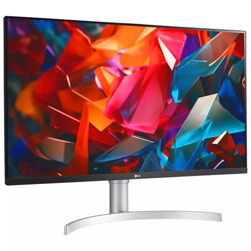 Image of LG 32 Inch Ultrafine IPS 4K UHD Monitor, Widescreen, AMD FreeSync, HDR10, 95% DCI-P3, Black Stabilizer, Dual Controller, DisplayPort & HDMI, 3-Side Borderless, Tilt /Height Adjustment Stand, White