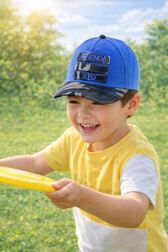 Image of PASSION PETALS Summer Dino Rockstar Baseball Cap for Kids Boys and Girls 2-4Years