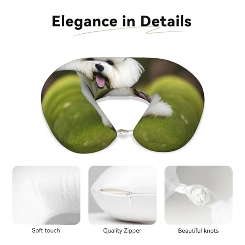 Almohada de viaje con relleno de poliéster negra miniatura 4
