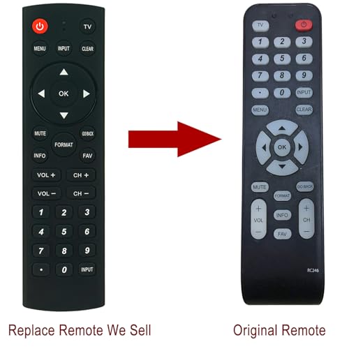 Télécommande RC246 pour TV RCA L26HD31R synchronisation directe sans code - 2
