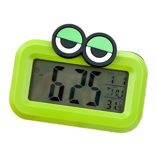 CAZSTYK Pequeño reloj digital LED para dormitorio, alarma fuerte, relojes de escritorio eléctricos simples mesitas de noche, relojes con repetición a pilas