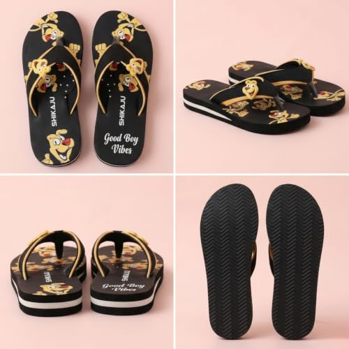 Image of Kids' Flip Flop Slippers, soft and Lightweight sole, Super Flexible, Comfortable & Arch Support, Durable Indoor and Outdoor Slippers