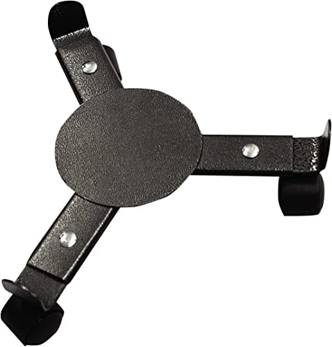 Home and Garden Plant Pot Mover - Adjustable Width Heavy Duty Steel Flower Pot Caddy Trolley with 3 Wheels for Moving 20-25cm Diameter Pots – Protect Lawns & Patios From Damage, 25kg Max Load