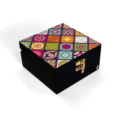 BRAHMA DESIGN Decorative Gift Box for Presents | Multi Mandala | ...
