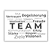 CLEAN SPORTS TEAM Poster DIN A1 &ndash; Team Bild & Motivationsposter B&uuml;ro Deko &ndash; Teamwork Wandbild Inspiration Geschenk Kollegen Arbeitszimmer Ohne Rahmen