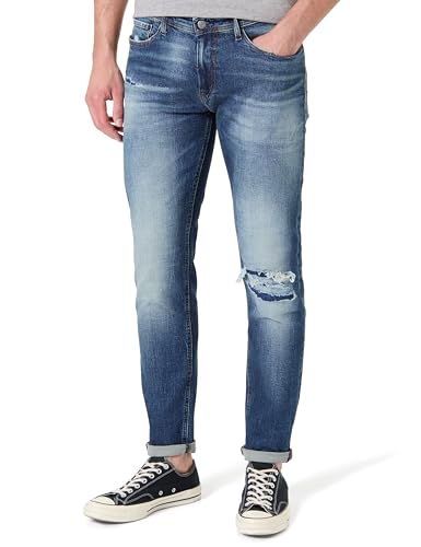 Pantalon Teddy Smith Dean Skinny homme jean ajusté stretch mode urbaine noir