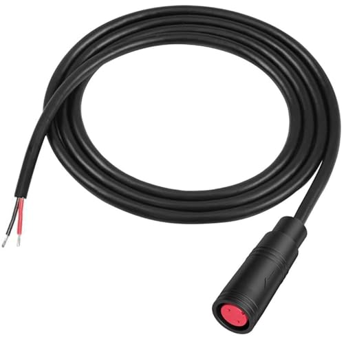 RUNCCI-YUN 1Pcs wasserdichte Julet 2-polige Anschluss-Verlängerungskabel für E-Bikes,Kabel Steckverbinder,weiblicher Steckerdraht für Elektrofahrradlicht- 1m