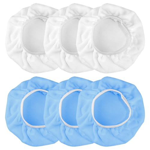 Bonnet de Polissage 6 Pièces Peaux à Polir Tampons de Polissage pour Capot de Voiture Bonnets de Polissage en Microfibre Polissage pour Voiture Machine à Polir pour...