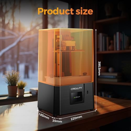 Creality 3D Printer HALOT R6 Resin 3D Printers:Upgraded Light Source with High-Precision Printing LCD Monochrome Screen,Easy Operation No Assembly Required for Kids and Beginner Detail