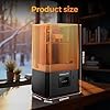 Creality 3D Printer HALOT R6 Resin 3D Printers:Upgraded Light Source with High-Precision Printing LCD Monochrome Screen,Easy Operation No Assembly Required for Kids and Beginner