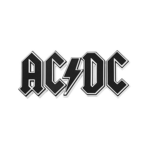 AC/DC 3D Foam Wall Sign, Black : Amazon.in: Office Products