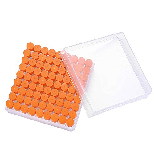 81PCS Cryo Tubes 2ml, Plastic Small vials with Screw...