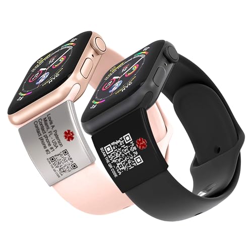 QR Code Watch Band Alert ID Tag