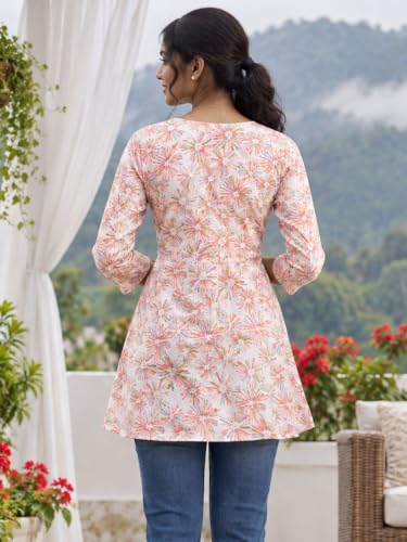 Image of feranoid Women Cotton Angrakha Kurti