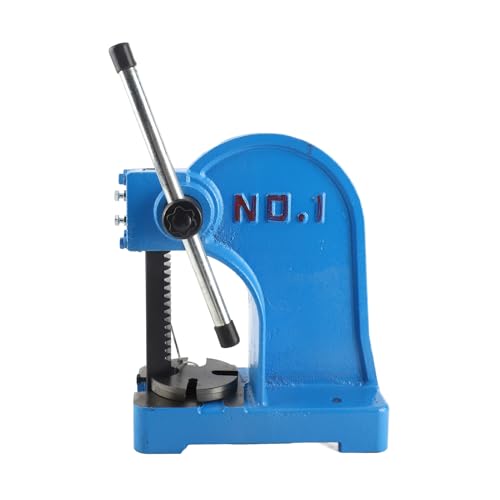 Presse à Mandrin de 1 Tonne Robuste Usine Roulement Levier Presse Poinçonneuse à Main Métal Outil de Presse de Travail pour Riveter des Trous de...