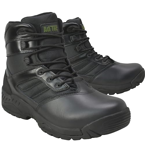 Black Work Boots For Men - Mens 6