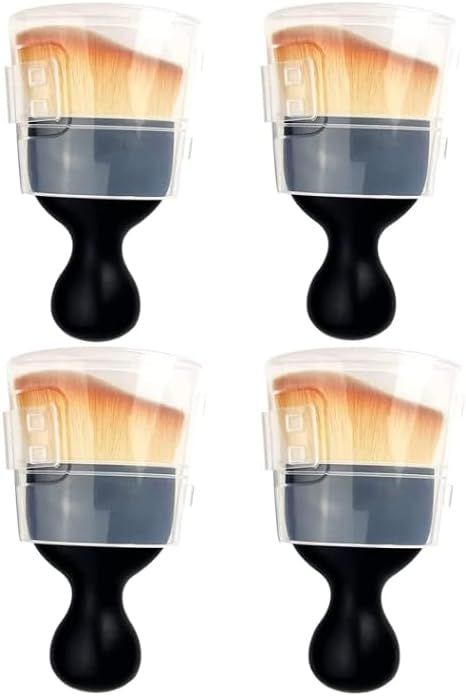 Miniatura 7 de 4 cepillos para detalles interiores de coche, cepillo suave para polvo interior, diseño curvado cepillo de detalles de coche para limpiar paneles,