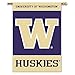 BSI PRODUCTS NCAA Washington Huskies 2-Sided 28-by-40 inch House Banner with Pole Sleeve, Team Colors, One Size, (96054)