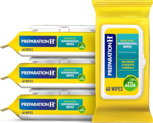 Preparation H Hemorrhoid Flushable Wipes with...