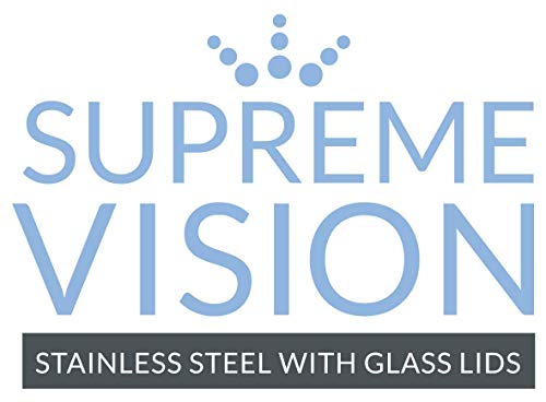 Supreme Vision ASS2518 Sauce Pan with Glass Lid, Stainless Steel, 18 cm - Image 5