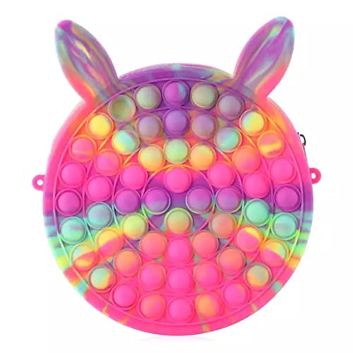 N.1 JDP Novelty Girls Silicon Beg Puppet Game Sling/Side Bag. Four girls Multicolour