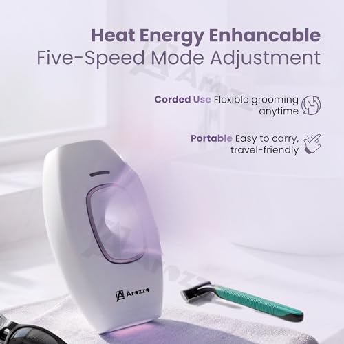Image of IPL Hair Removal Handset for Women & Men - Painless Laser Machine for Permanent Hair Reduction on Face, Bikini, Underarms, Legs, Armpit At-Home, 3 Month Warranty (Small)