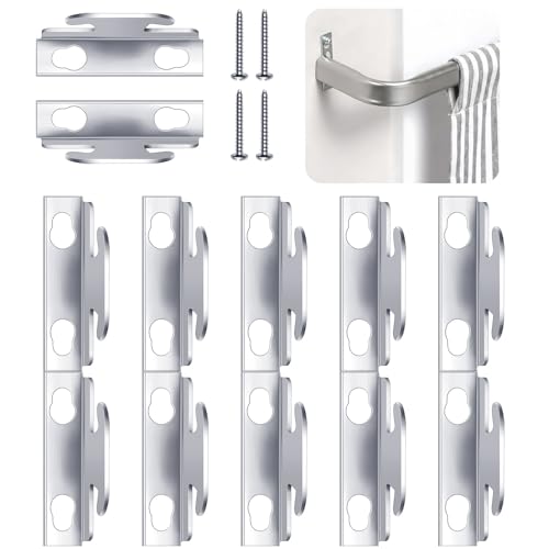 Funrous Curtain Rod Bracket Curtain Hooks Accessories Spreader Wall Bracket Hooks Adjustable Curtain...