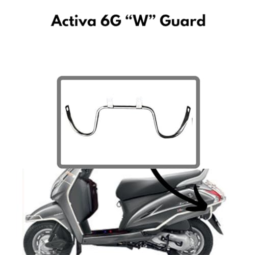 Image of Radhe Enterprise Activa 6G W Guard Rear W Clamp for Honda Activa 6G