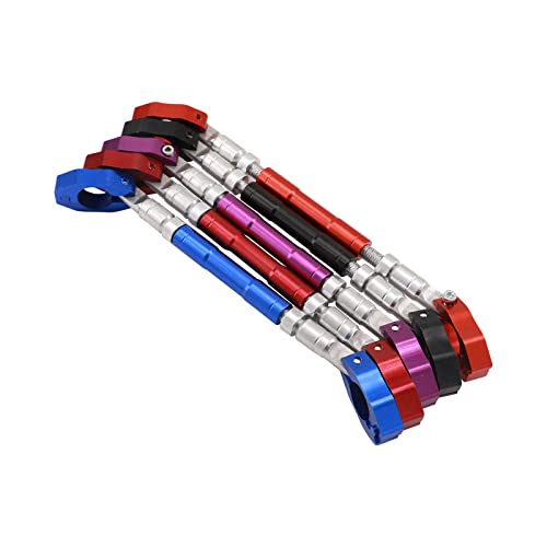 Motorcycle Handlebar Balance Bar Dirt Bike Cross Bar With Clamp Cnc 22-24Cm Adjustable For 7/8"(22Mm) Atv Dirt Bike Pit Bike Handlebars Reinforcement Steering Wheel Strength Lever Polarbear(Blue) #TOP5
